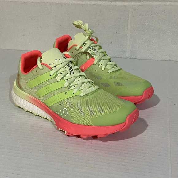 ADIDAS TERREX SPEED ULTRA W WOMEN 5.5 ALMOST‎ LIME COMFORT TRAIL RUNNING NIB - Picture 4 of 13